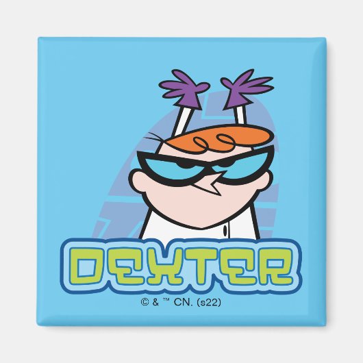 Dexter-Zeichenname Graphic Magnet (Vorne)