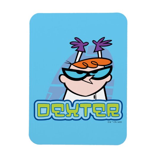 Dexter-Zeichenname Graphic Magnet (Vertikal)