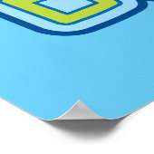 Dexter-Zeichenname Graphic Poster (Ecke)