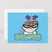 Dexter-Zeichenname Graphic Postkarte (Vorne/Hinten)