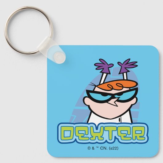 Dexter-Zeichenname Graphic Schlüsselanhänger (Vorderseite)