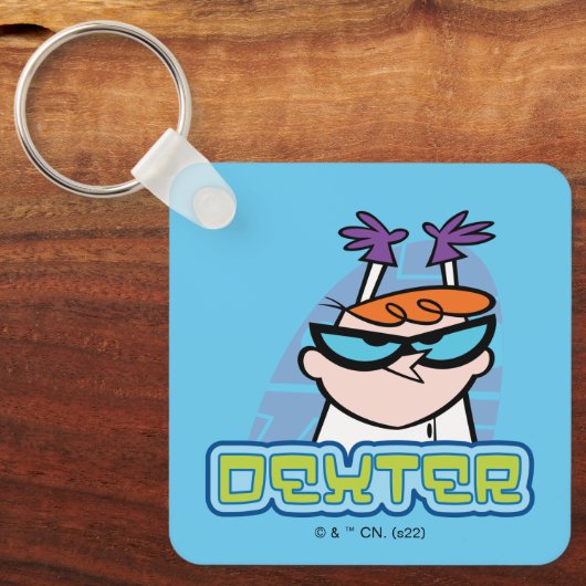 Dexter-Zeichenname Graphic Schlüsselanhänger (Vorderseite)