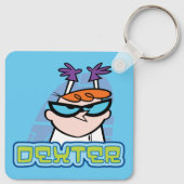 Dexter-Zeichenname Graphic Schlüsselanhänger (Rückseite)