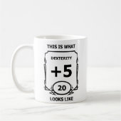 Dexterity-Tasse von Dungeons und Drachen Kaffeetasse (Links)