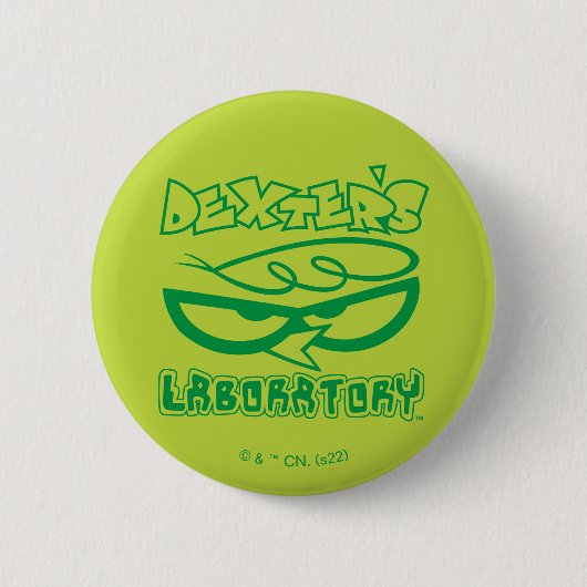 Dexter's Laboratory Face Logo Button (Vorderseite)