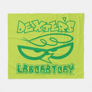 Dexter's Laboratory Face Logo Fleecedecke