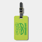 Dexter's Laboratory Face Logo Gepäckanhänger (Vorderseite vertikal)