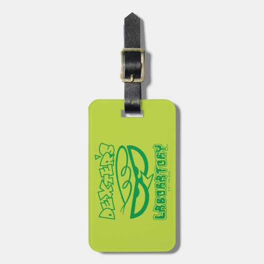 Dexter's Laboratory Face Logo Gepäckanhänger (Vorderseite vertikal)