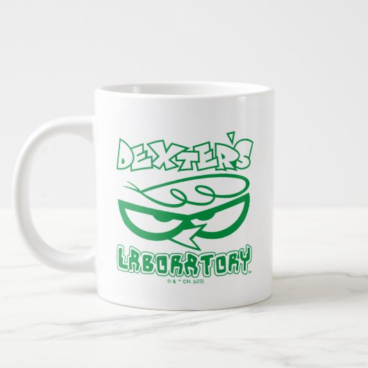 Dexter's Laboratory Face Logo Jumbo-Tasse (Links)