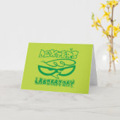 Dexter's Laboratory Face Logo Karte (Gelbe Blume)