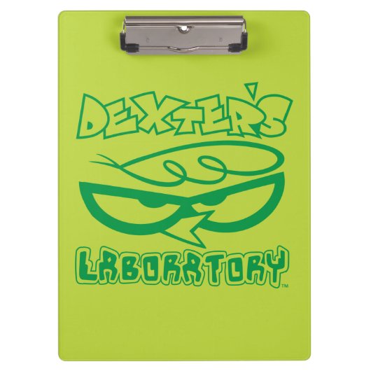 Dexter's Laboratory Face Logo Klemmbrett (Vorderseite)