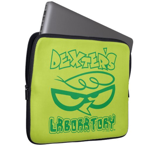 Dexter's Laboratory Face Logo Laptopschutzhülle (Vorne Rechts)