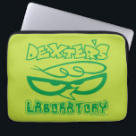 Dexter's Laboratory Face Logo Laptopschutzhülle<br><div class="desc">Dexter-Labor | Karo dieses Logo für Dexter's Laboratory mit Dexters Gesicht umrissen!</div>