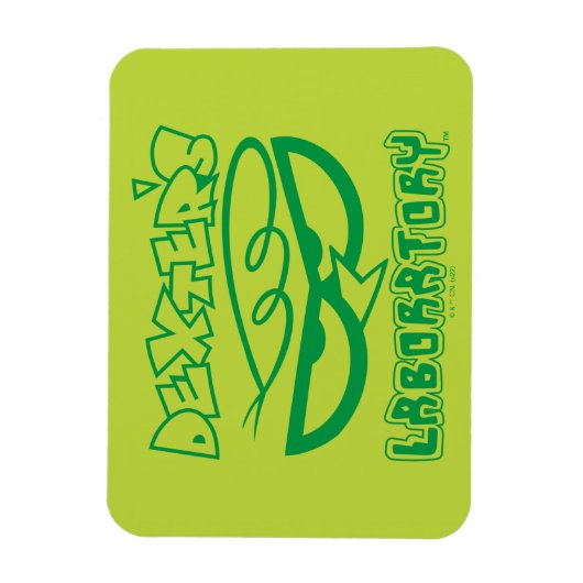 Dexter's Laboratory Face Logo Magnet (Vertikal)