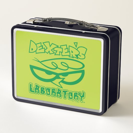 Dexter's Laboratory Face Logo Metall Brotdose (Rückseite)