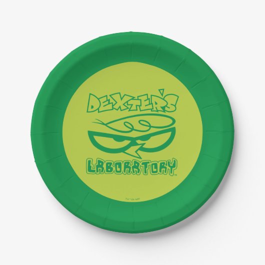 Dexter's Laboratory Face Logo Pappteller (Vorderseite)