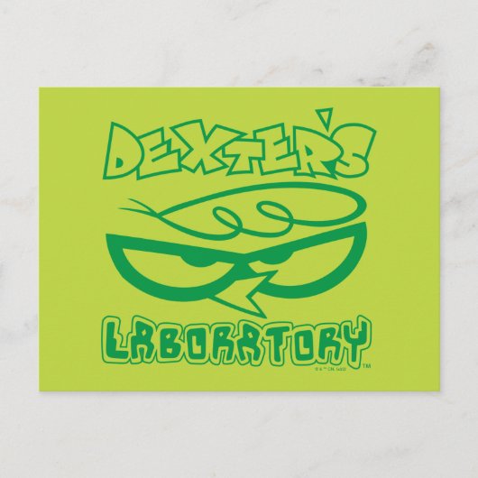 Dexter's Laboratory Face Logo Postkarte (Vorderseite)