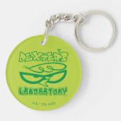 Dexter's Laboratory Face Logo Schlüsselanhänger (Rückseite)