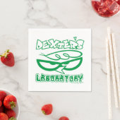 Dexter's Laboratory Face Logo Serviette (Beispiel)
