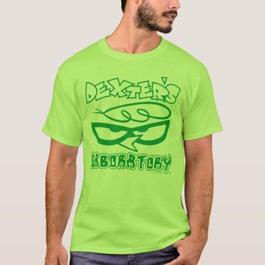 Dexter's Laboratory Face Logo T-Shirt (Vorderseite)