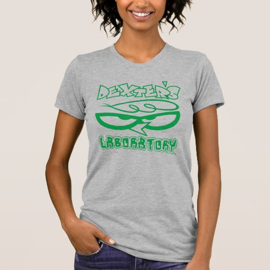 Dexter's Laboratory Face Logo T-Shirt (Vorderseite)