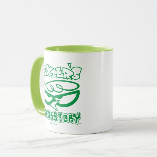 Dexter's Laboratory Face Logo Tasse (Vorderseite Links)