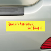 Dexters Lehrling…, got Blut?? Autoaufkleber (Auf Auto)