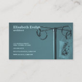 Dextrose auf Edelstahl IV-Ständer Visitenkarte (Rückseite)