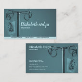 Dextrose auf Edelstahl IV-Ständer Visitenkarte (Vorne/Hinten)