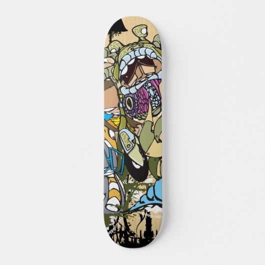 Dezeinswell "Gefolge-Teil 2" Skateboard (Vorne)