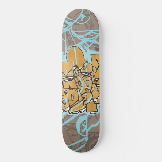 Dezeinswell "Schrecken-Verein " Skateboard (Vorderseite)