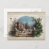 Dezember 1872: Der Gärtner sammelt heilig Postkarte (Vorne/Hinten)