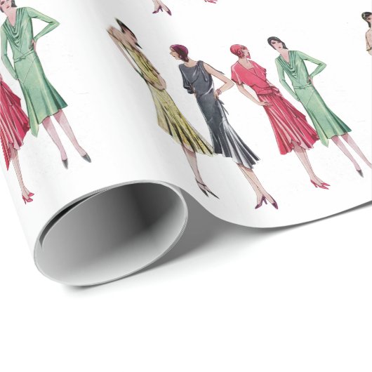 Dezember 1929 Mode-Packpapier Geschenkpapier (Rolleneckpunkt)