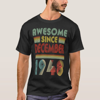 DEZEMBER 1948 T 71 Years Old 71. Birthday Decora T-Shirt