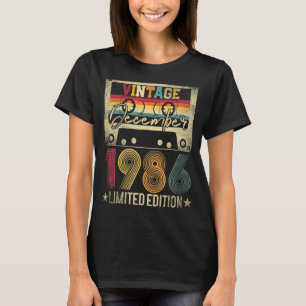 Dezember 1986 36. Geburtstag Vintage Retro 36 Jahr T-Shirt