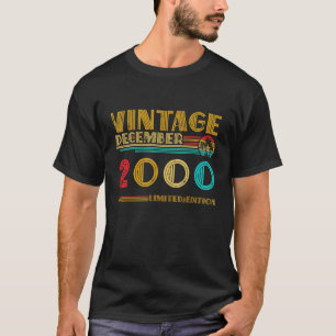 Dezember 2000 Vintage 23. Geburtstag T-Shirt