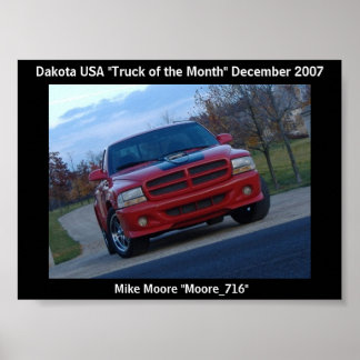 Dezember 2007 Lkw des Monats Poster