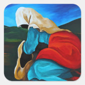 Dezember 2008 quadratischer aufkleber (Vorderseite)