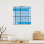 Dezember 2017 Planer Kalender Poster (Küche)