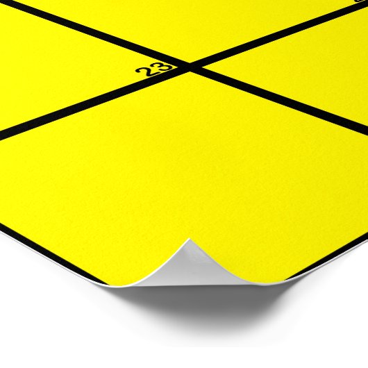 Dezember 2017 Planerkalender groß Poster (Ecke)