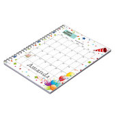 Dezember 2022 Kalender Glückwunsch Geburtstagsberi Notizblock (Linke Seite)