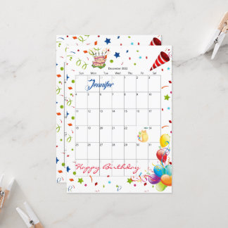 Dezember 2022 Terminkalender Glückwunsch Einladung