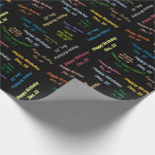 Dezember, 22 Geburtstag Geschenkpapier (Ecke)