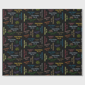 Dezember, 23 Geburtstag Geschenkpapier (Flach)