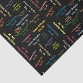 Dezember, 26 Geburtstags-Gewebepapier Seidenpapier (Ausschnitt)