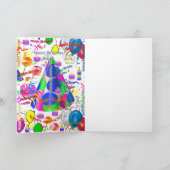 Dezember, 2 Geburtstag Grußkarte geklappt Karte (Innenseite)