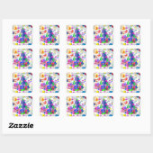 Dezember, 31 Kindergeburtstag Stickers (Blatt)