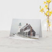 Dezember an Scituate Licht Karte (Gelbe Blume)