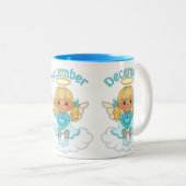 Dezember Angel coffee Birthstone Tasse (VorderseiteRechts)