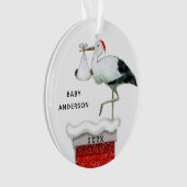 Dezember Baby 2024 Keepake Ornament (Vorderseite)